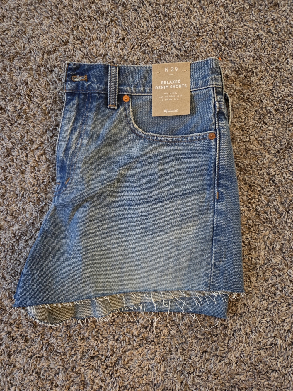 Madewell Relaxed Denim Shorts
